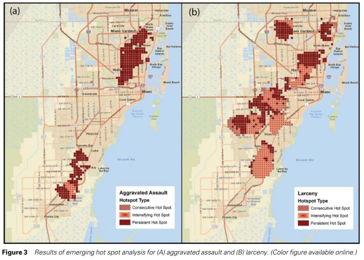 Miami mapa del delito