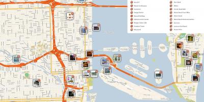Miami atracciones turísticas mapa