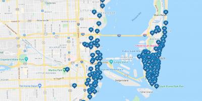 Miami citi bike mapa
