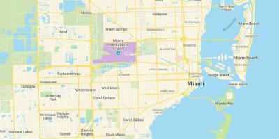 Mapa de Miami FL