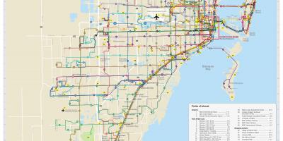 Miami transporte público mapa